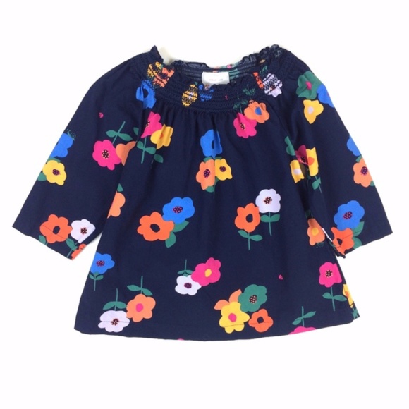 Hanna Andersson Other - Hanna Andersson 110 Flora Poplin Popover Blouse